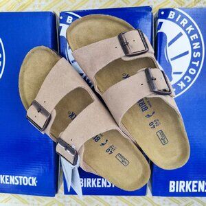 Birkenstock Beige Suede Sandals